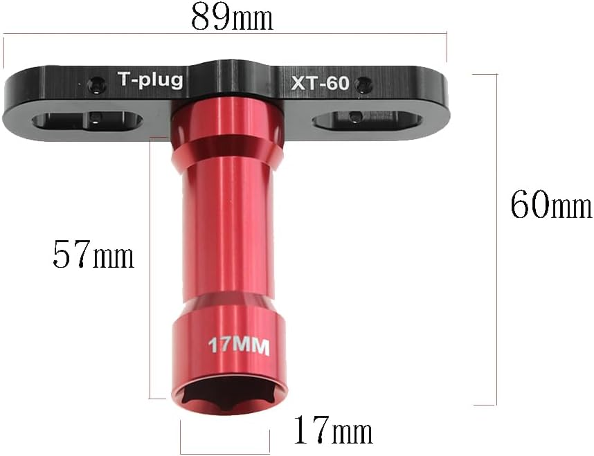 4pcs Pre-Glued RC Tire Sets with 17mm Hex Sleeve I226512