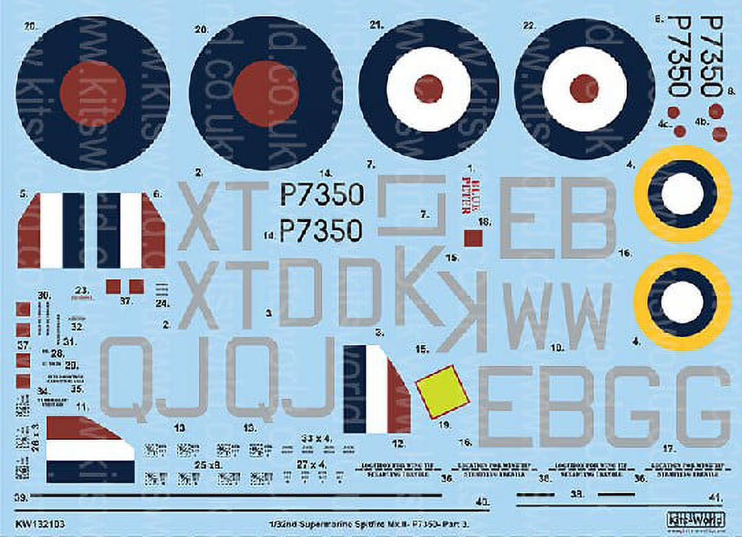 1/32 Supermarine Spitfire Mk IIa BBMF Pt.3 K6586