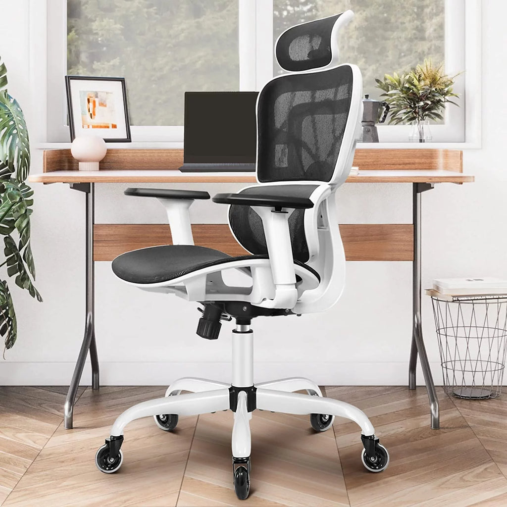 Black Ergonomic Office Chair with Lumbar Support C40120