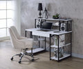 White & Black Desk J283