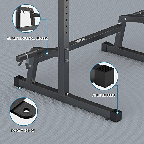 Power Rack Squat Rack Cage with Pull Up Bar J6531