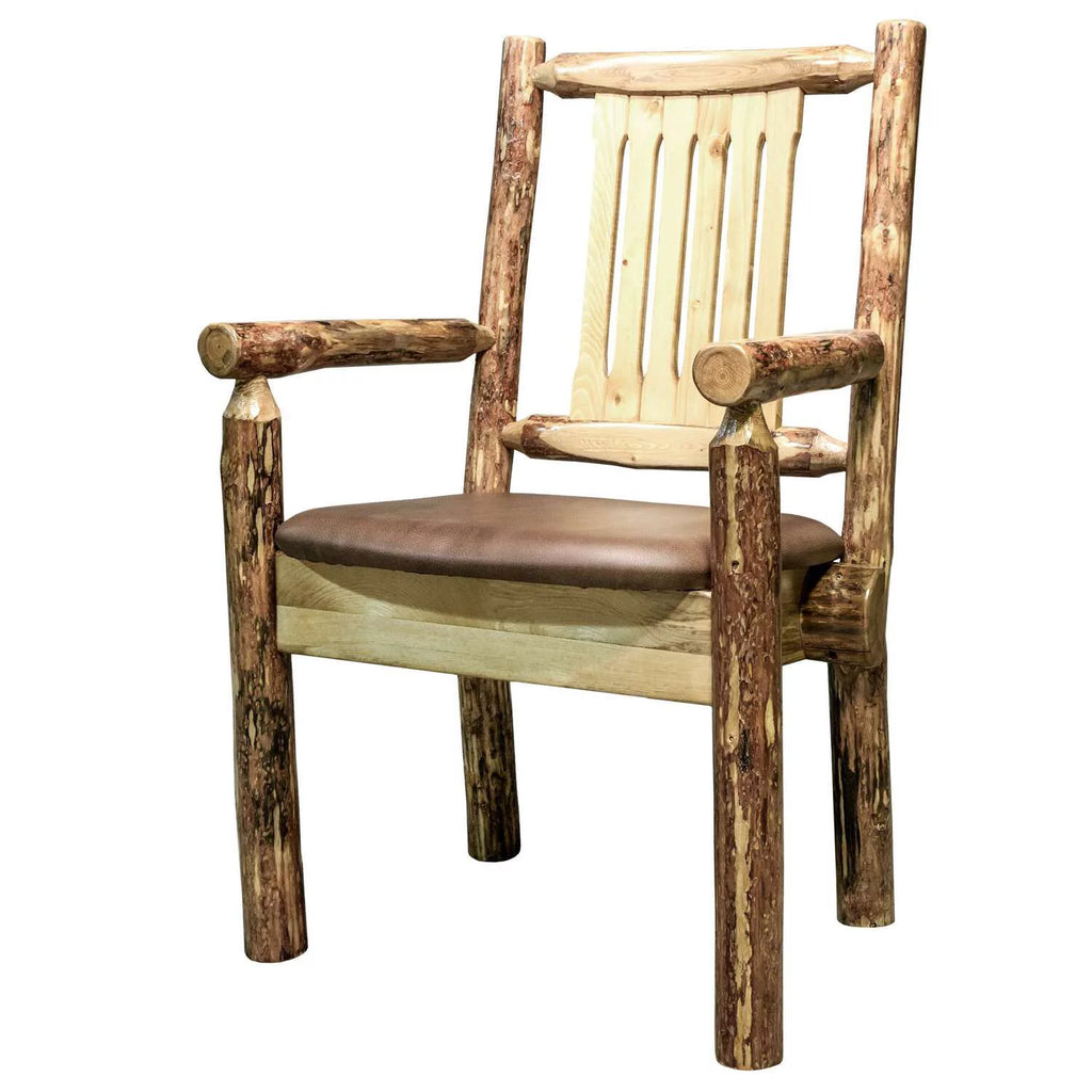 Upholstered Seat Captain's Chair G28936