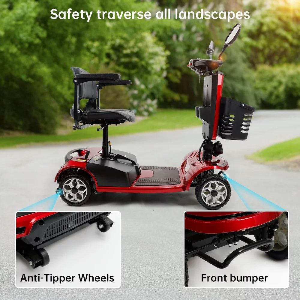 Electric Powered Mobility Scooter with Cup Holder C6968