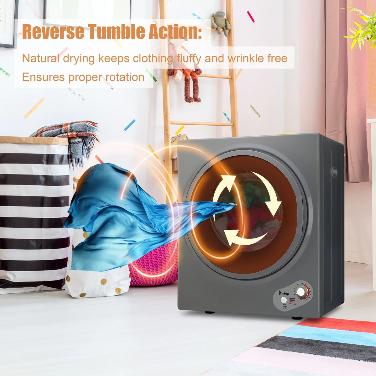 1.6 cu. ft. Compact Electric Dryer F404106