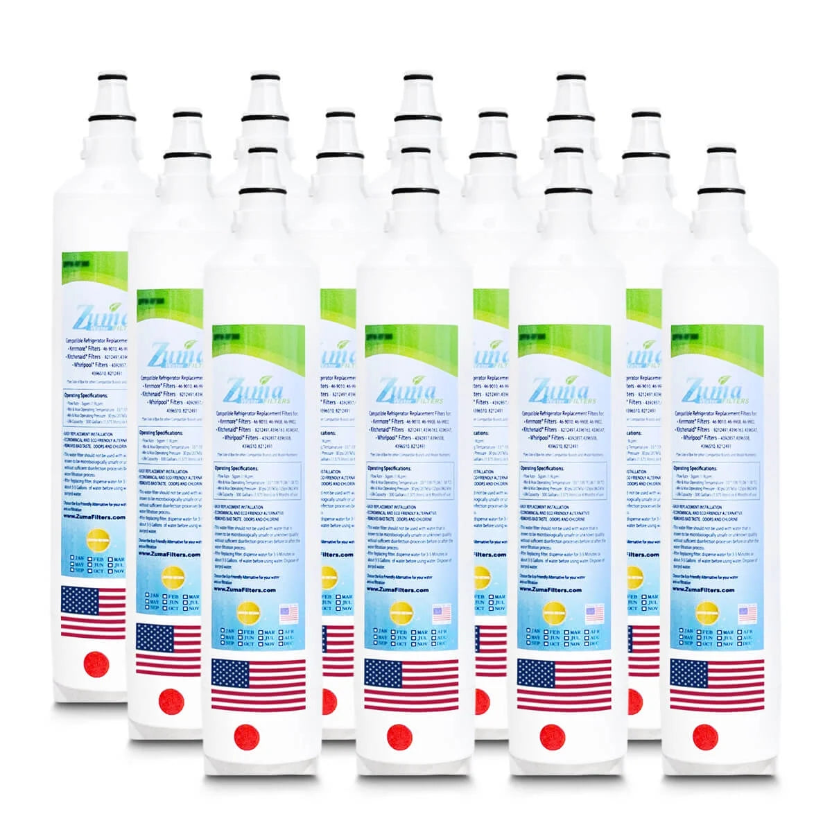 12 Pack Water Filters A18108