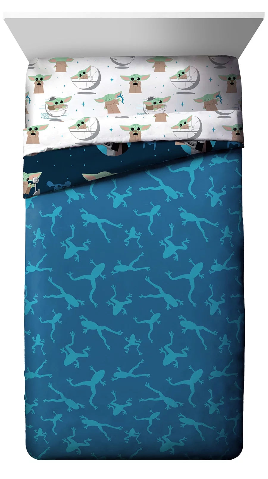 White Twin Microfiber Bed-in-a-Bag U121