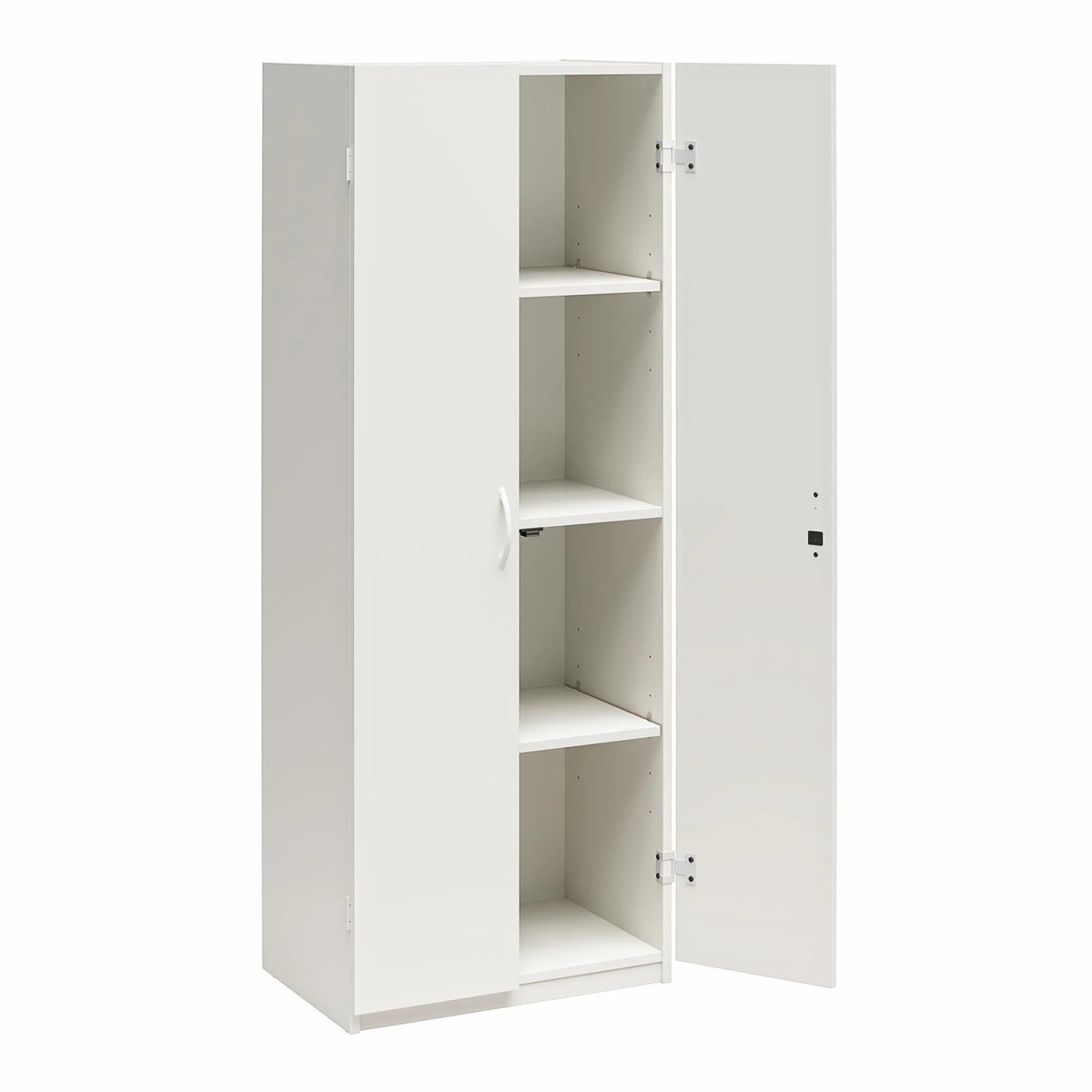 White 2 Door Storage Cabinet U6102