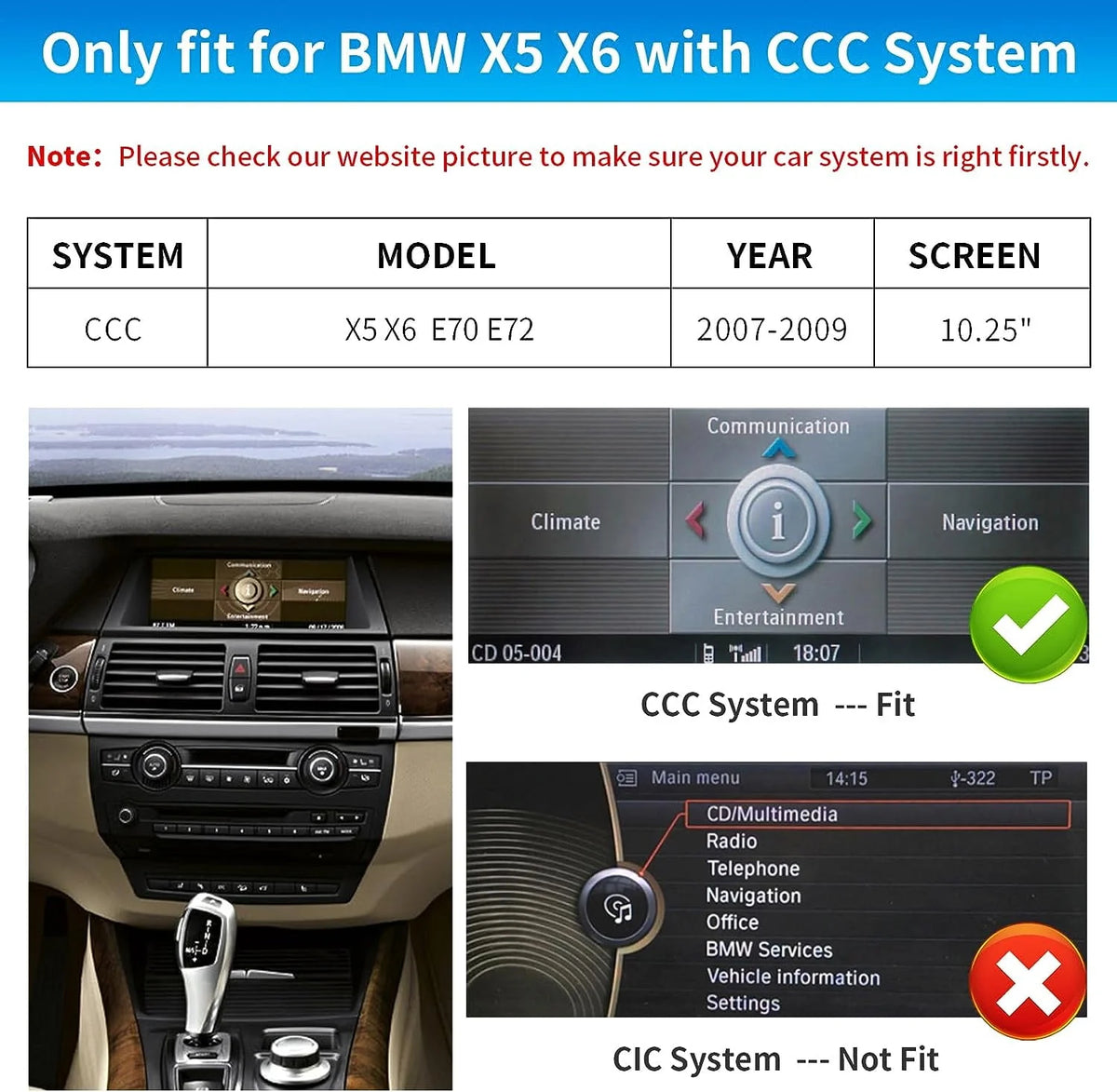 10.25 inch Touch Screen Car Stereo with Apple Carplay Android Auto X2545