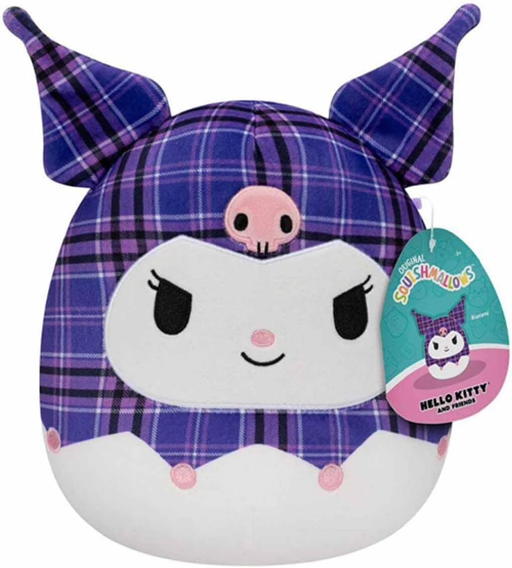 8 Inch Plush Plaid Kuromi I306888