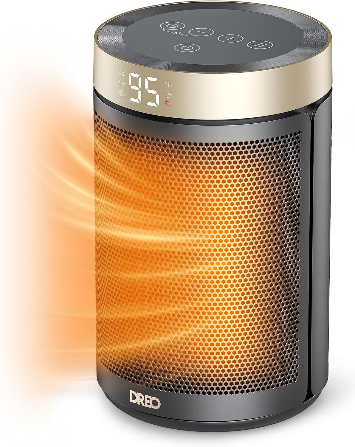 1500W Smart Portable Electric Heater with Thermostat T17448