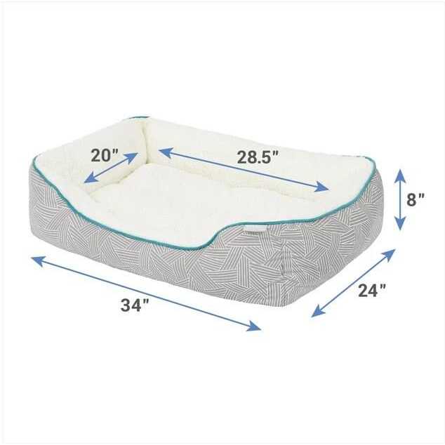Sherpa Bolster Cat & Dog Bed T717827