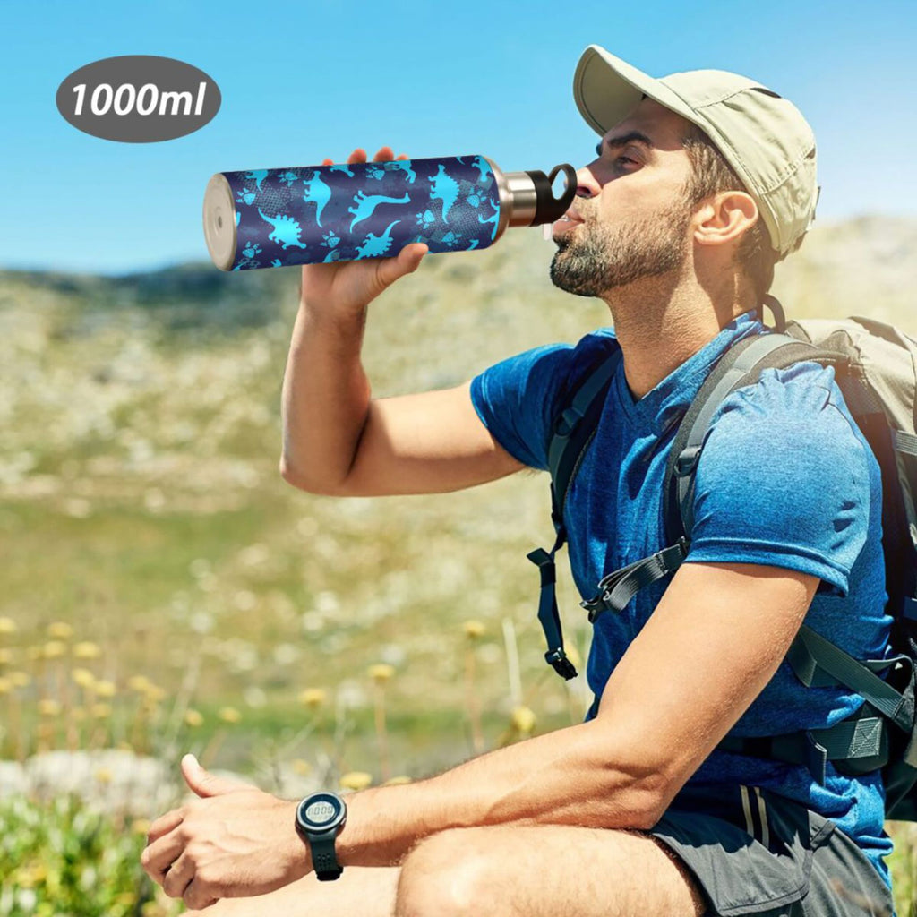 Stainless Steel Insulated Water Bottle with Straw Lid F133