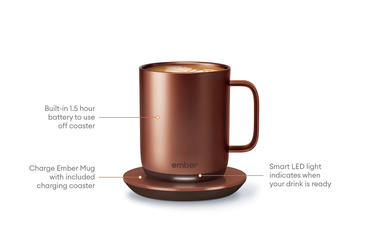10 oz Copper Temperature Control Smart Mug A777