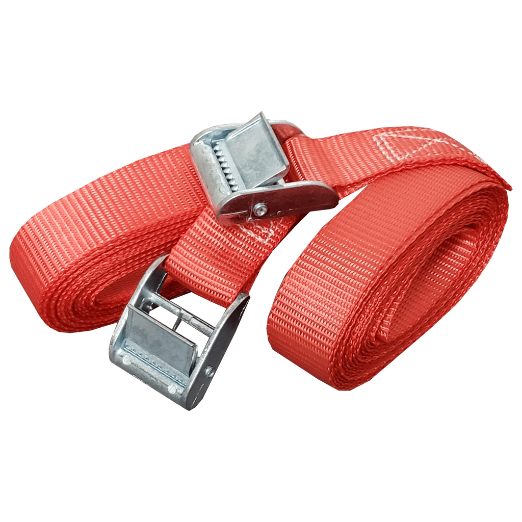 10' x 1 Cam Buckle Lashing Strap Tie Down, 2 Pack G58431
