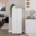White 2 Door Storage Cabinet U6102
