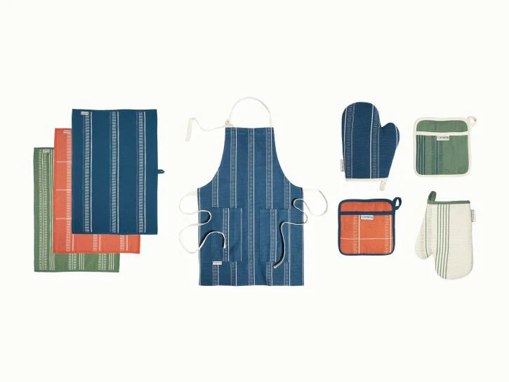 Linens Set in Navy P765