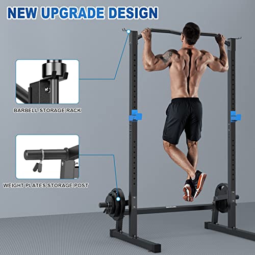 Power Rack Squat Rack Cage with Pull Up Bar J6531