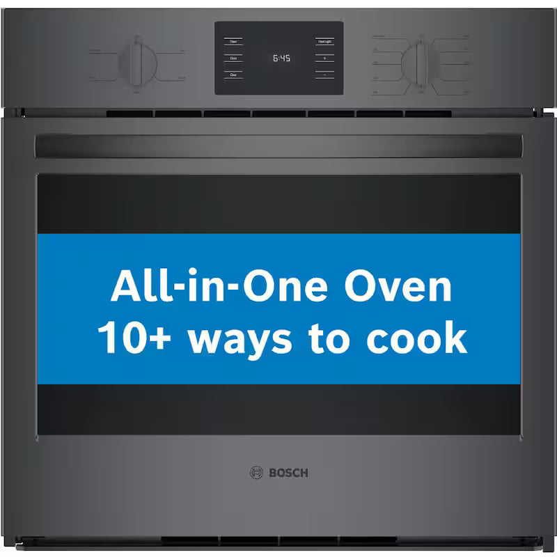 30 in. Built-In Single Electric Wall Oven in Black Stainless Steel D6006