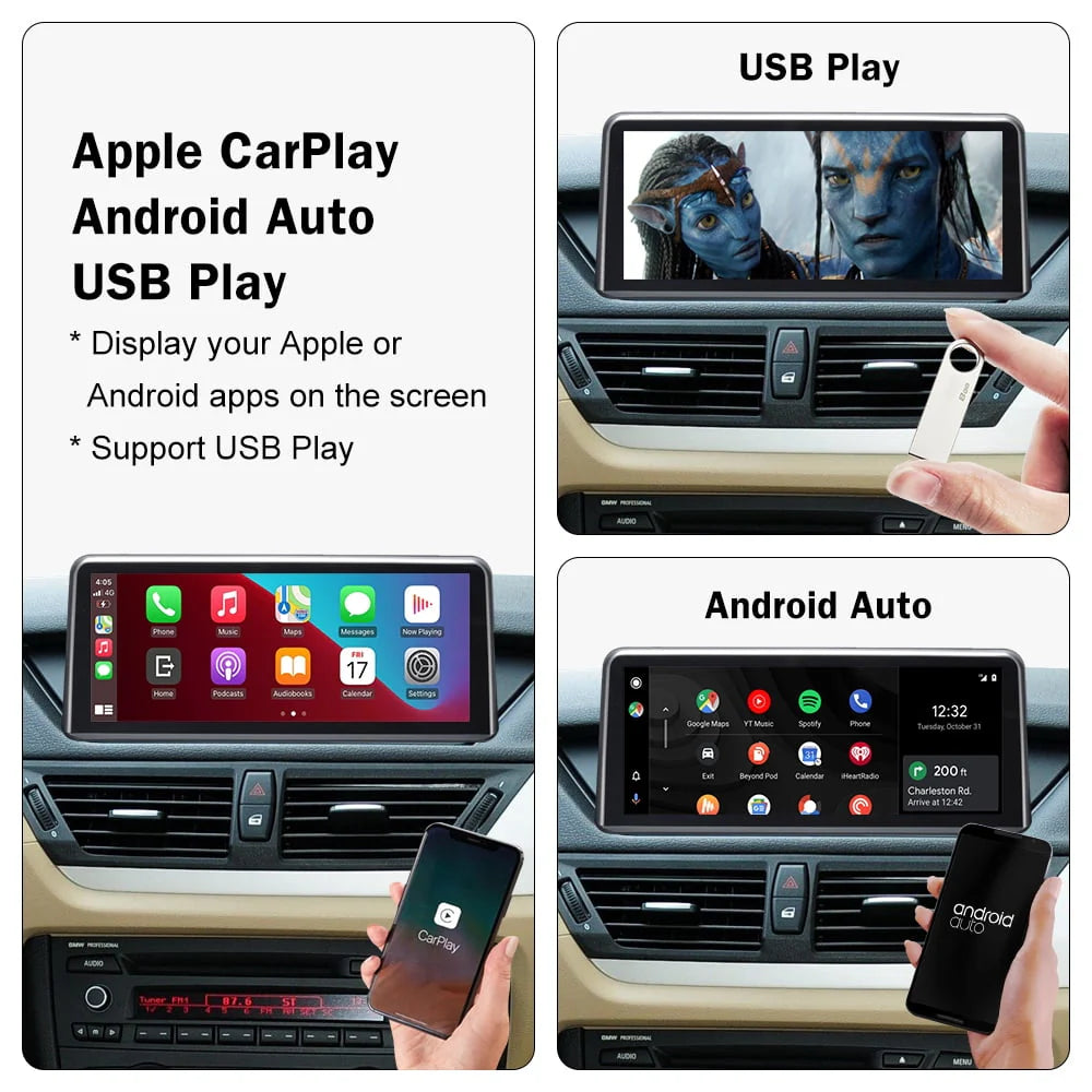 10.25 inch Touch Screen Car Stereo with Apple Carplay Android Auto GPS Navigation I256040
