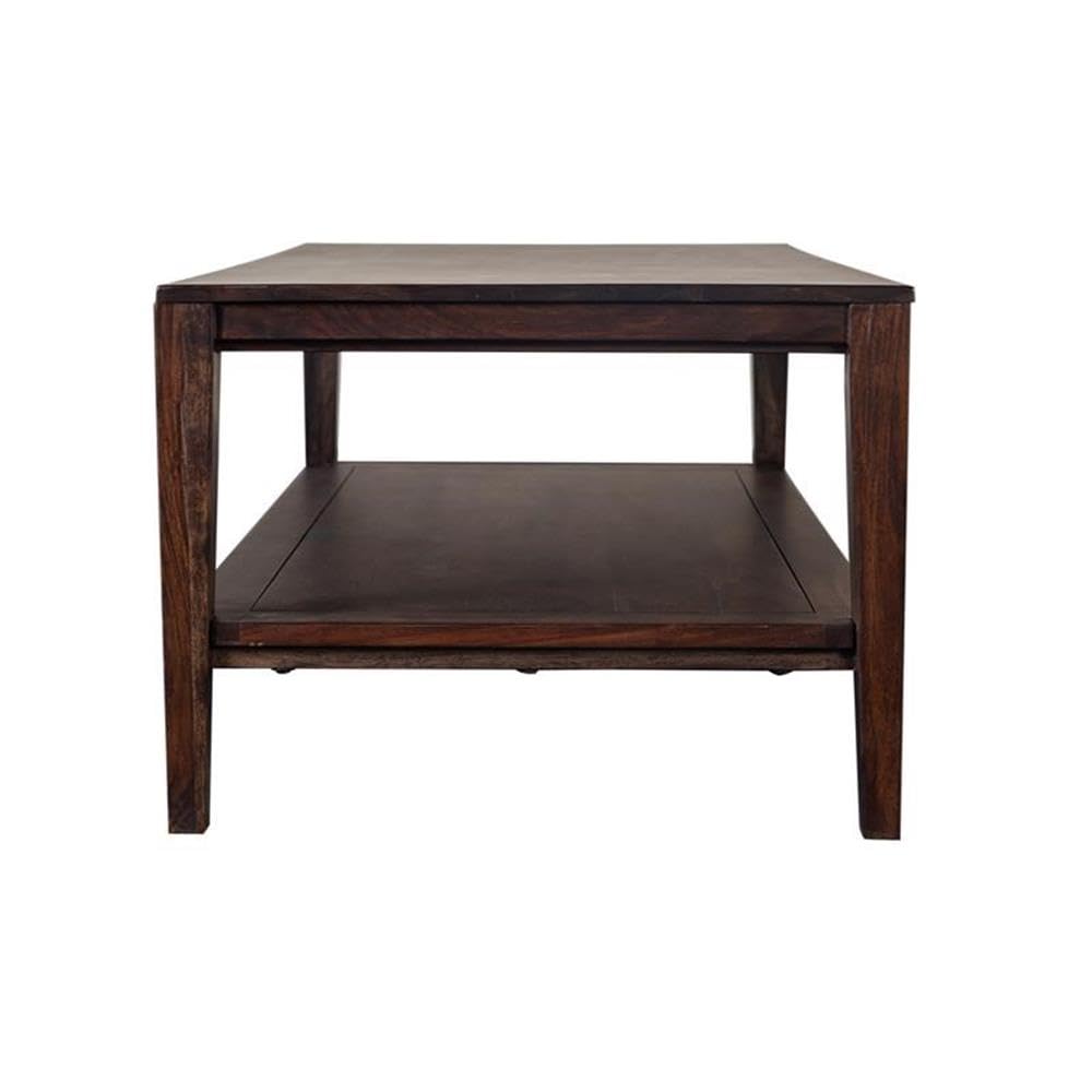 Solid Sheesham Wood Gray Coffee Table S909591