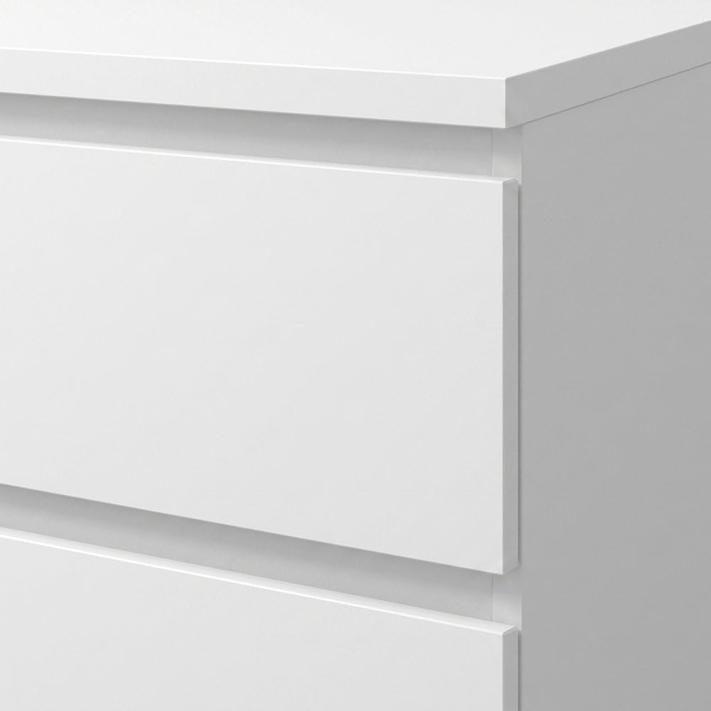 White 3 Drawer Dresser E4100