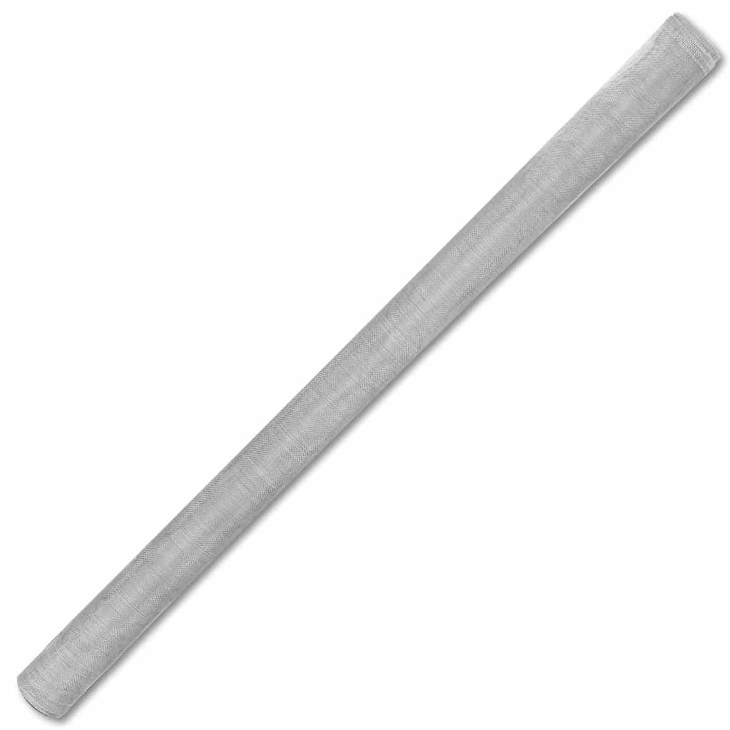 Aluminum Mesh Screen 39.4x196.9 Inches Silver B78962