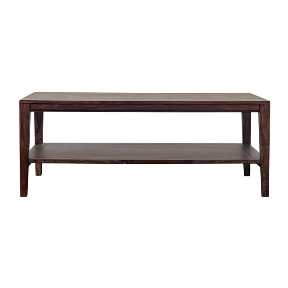 Solid Sheesham Wood Gray Coffee Table S909591