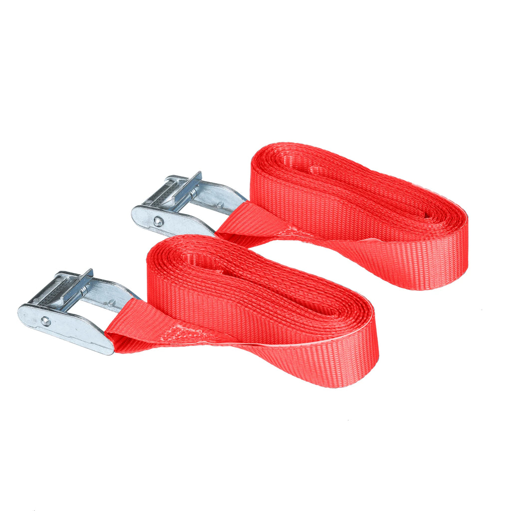 10' x 1 Cam Buckle Lashing Strap Tie Down, 2 Pack G58431
