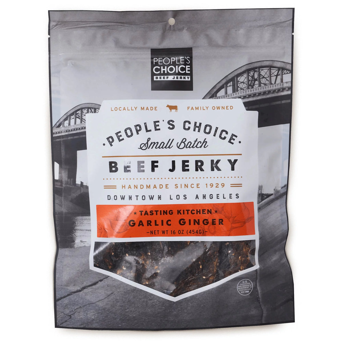 Garlic Ginger Beef Jerky 1 Pound J786