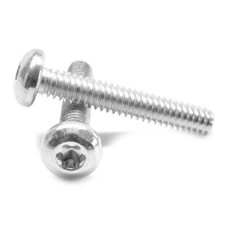 #8-32 x 2 Coarse Thread Machine Screw 6 Lobe Pan Head Zinc Plated O987