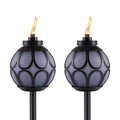 2-Pack 64 Inch Metal TIKI Torch C14384