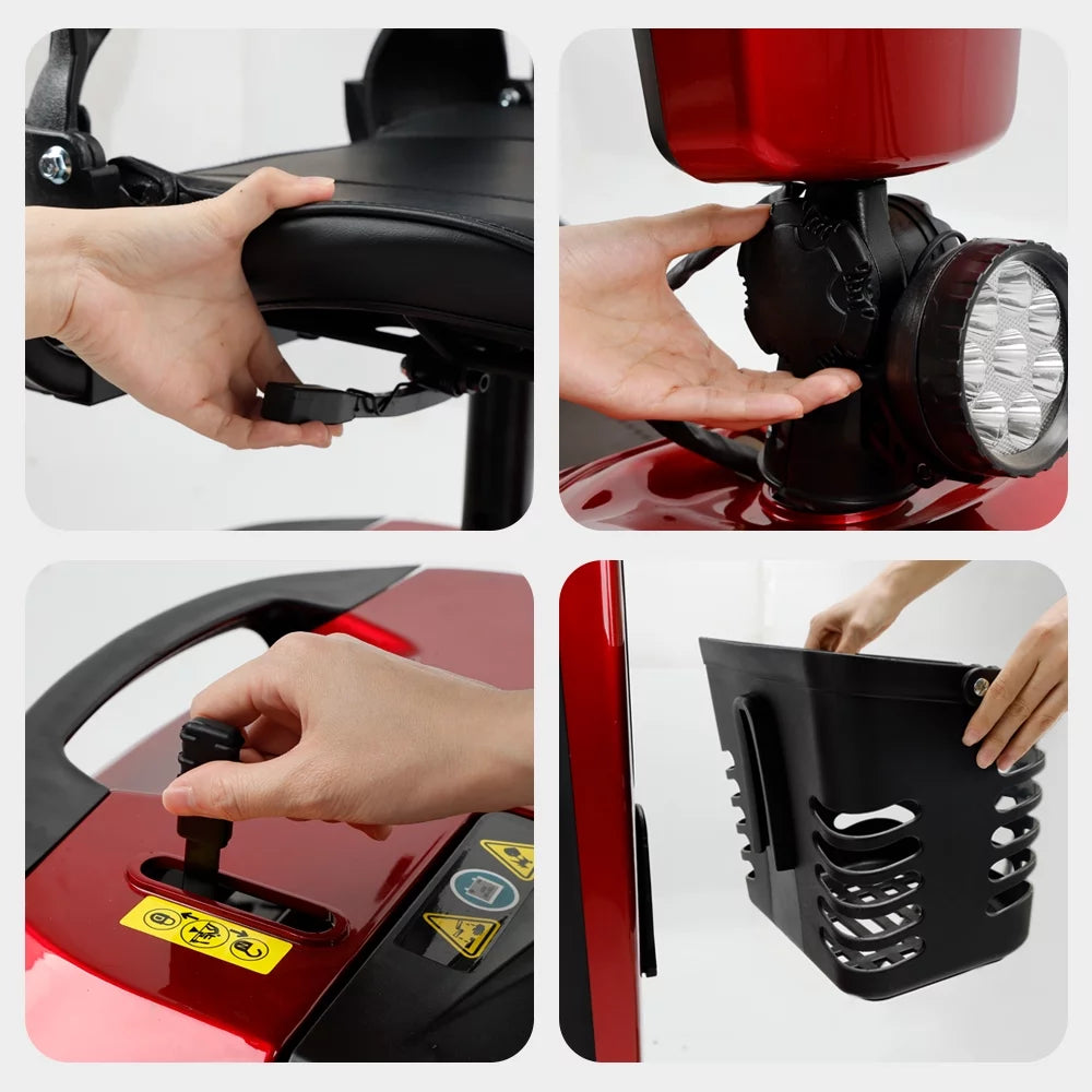 Electric Powered Mobility Scooter with Cup Holder C6968