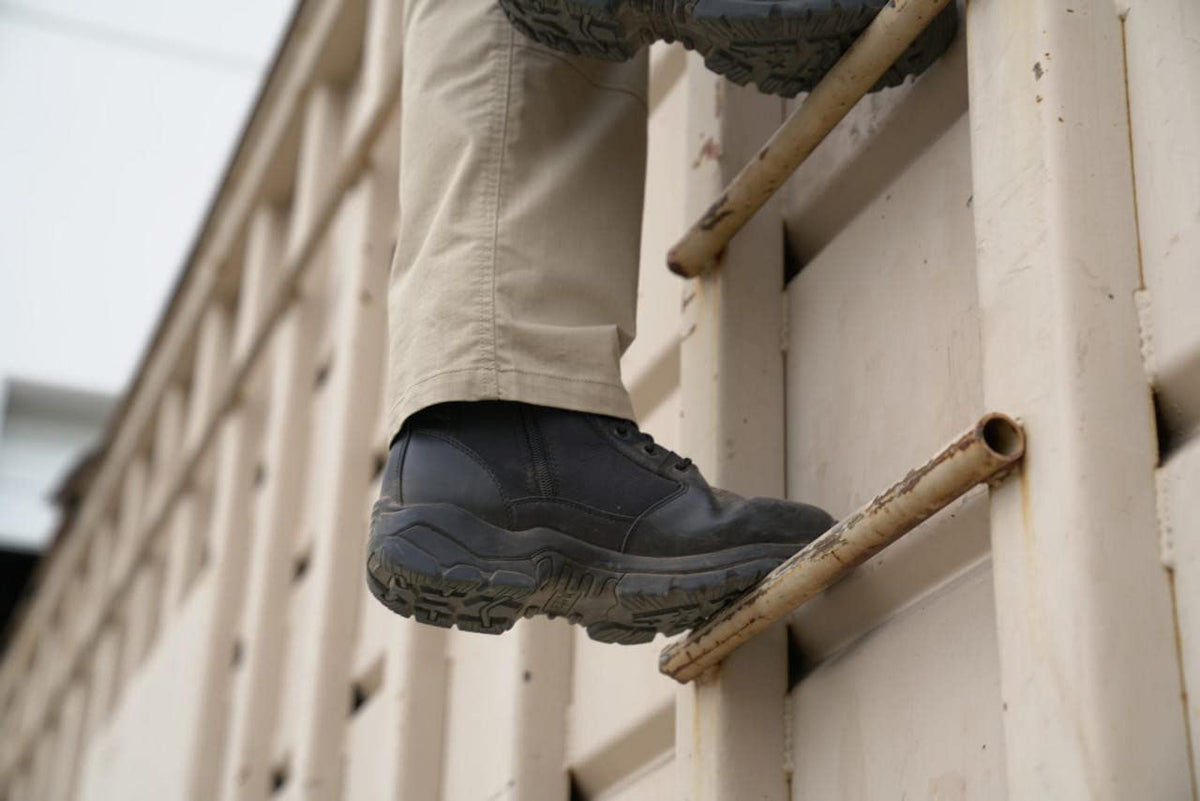 8" Side-Zip Tactical Work Boots D9348