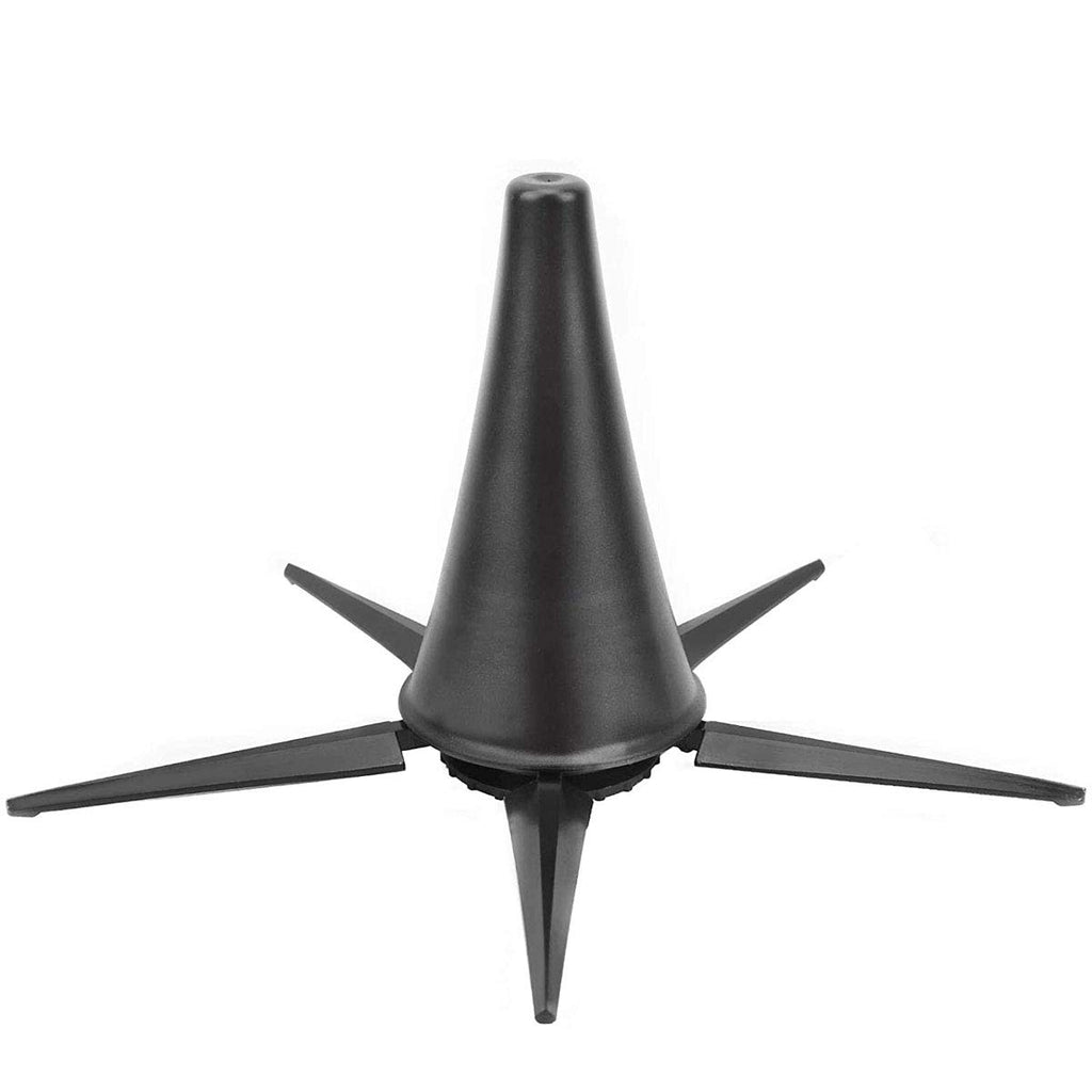 Black Portable Foldable Metal Clarinet Stand M7667