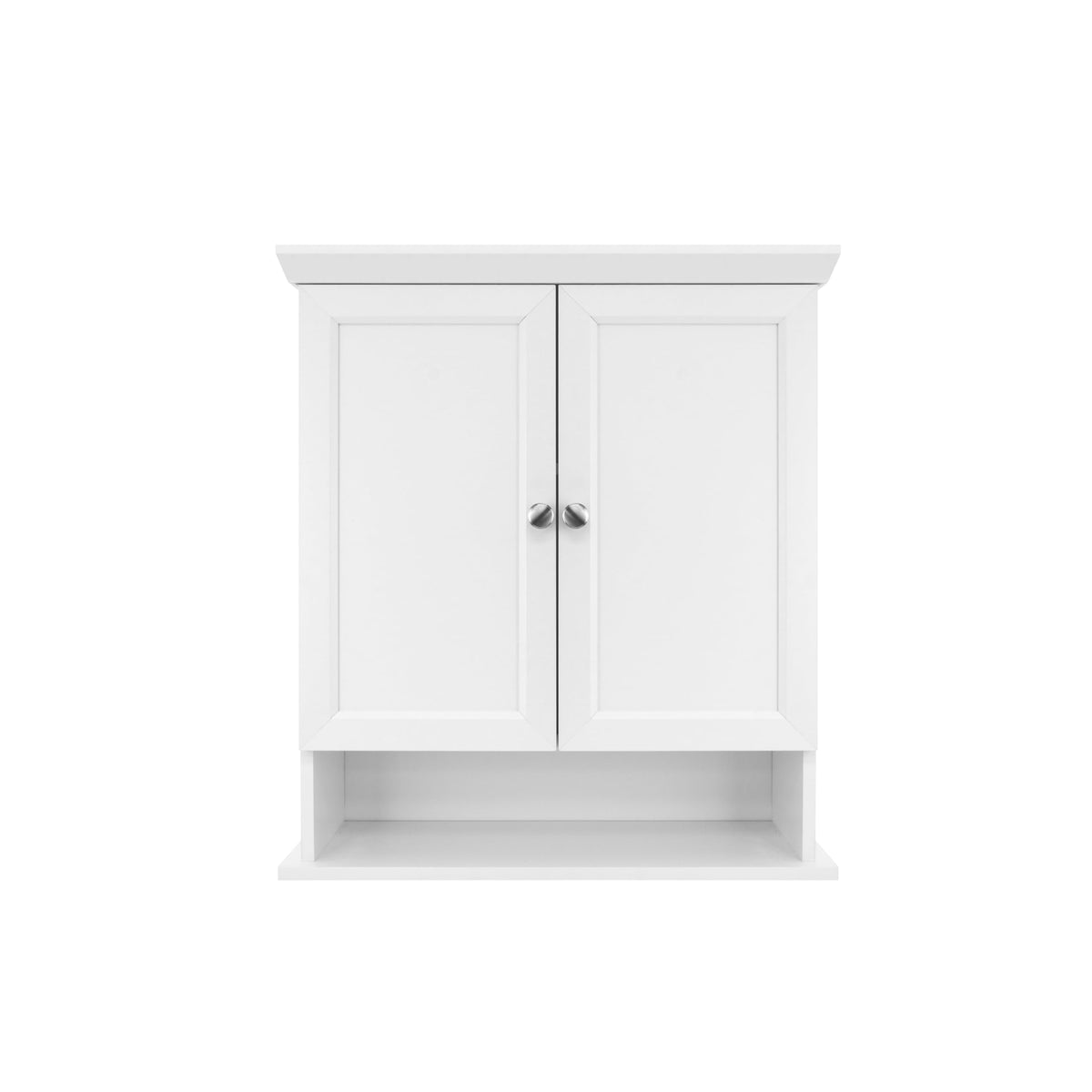 White Wall Mounted Medicine Cabinet Organizer X6553