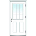 Primed Left Hand Outswing Prehung Steel Door 36"x80" D2716