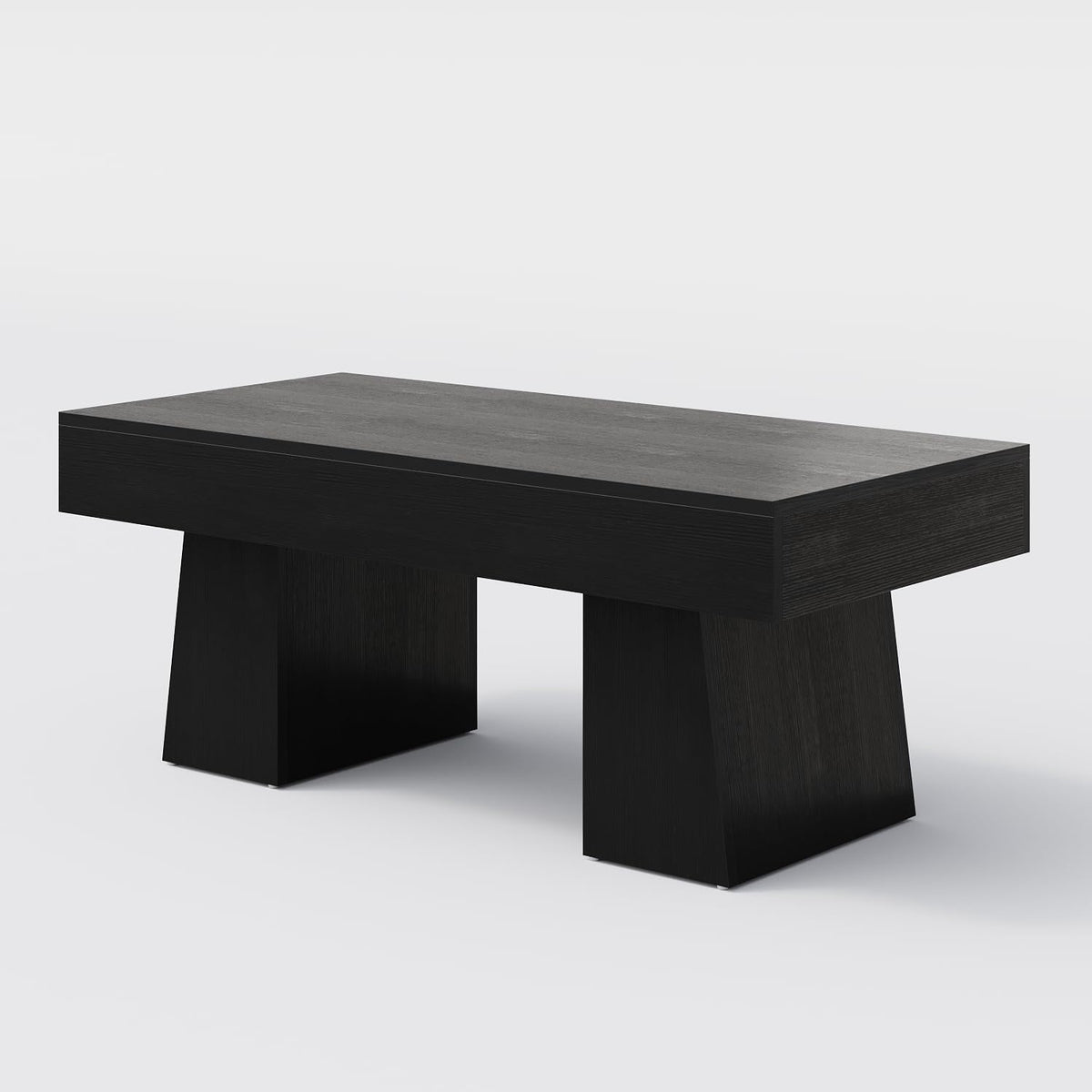 Black 47 Inches Wooden Coffee Table F746