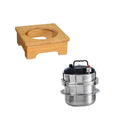 Small Pressure Cookers with Wooden T129