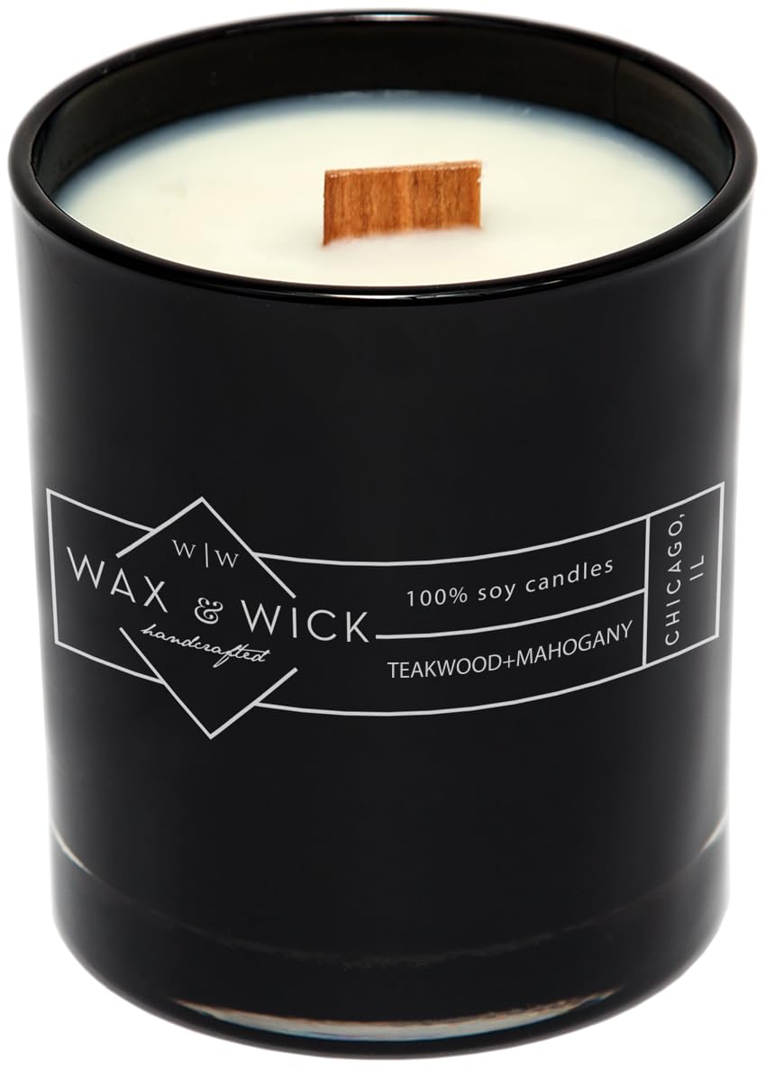 12oz Soy Wax Double Wood Wick Scented Candle A4956