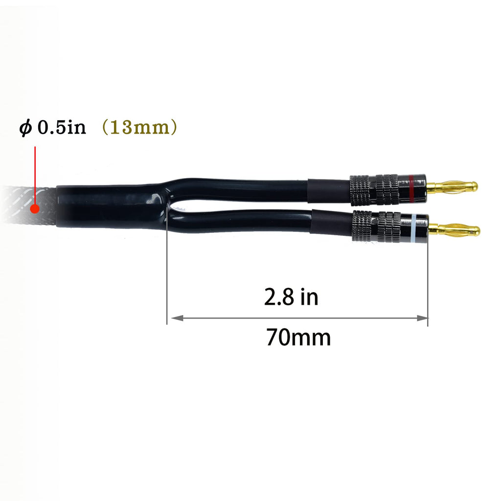 10ft 12awg Braided Speaker Cable E466887