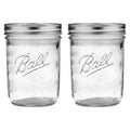 Wide Mouth Pint Mason Jars with Lids & Bands 16-oz 2-Pack R154370