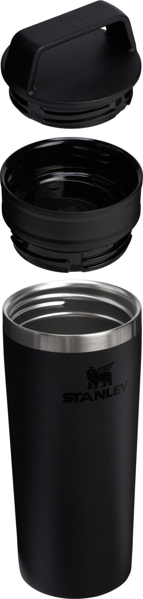 16 oz Black Travel Mug P276844