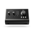 Black USB-C Audio Interface with 2 Microphone Preamps J596