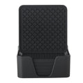 Silicone Drink Coasters with Holder, Set of 6, Black I26733