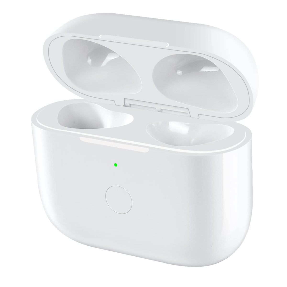 White Wireless Charging Case Replacement with Bluetooth Pairing Sync Button A219840