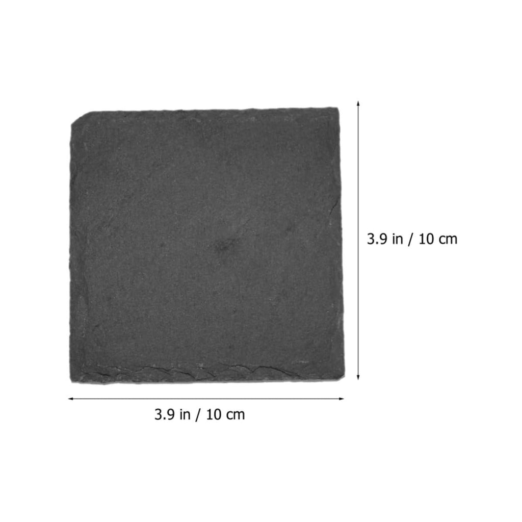 Black Natural Stone Coasters N550395