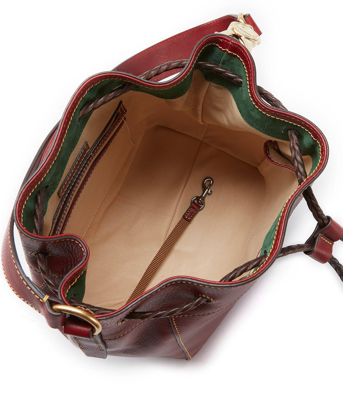 Bordeaux Drawstring Bucket Bag G311