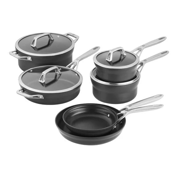 10pc Hard Anodized Nonstick Cookware Set L4608