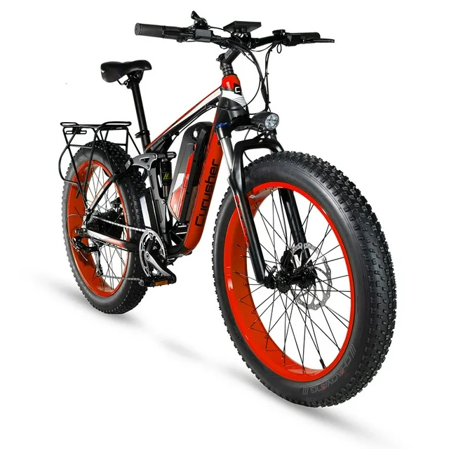 750W Electric Bicycle Adult Foldable 4.0 Fat Tire Ebike Blue 48V 13ah J215714