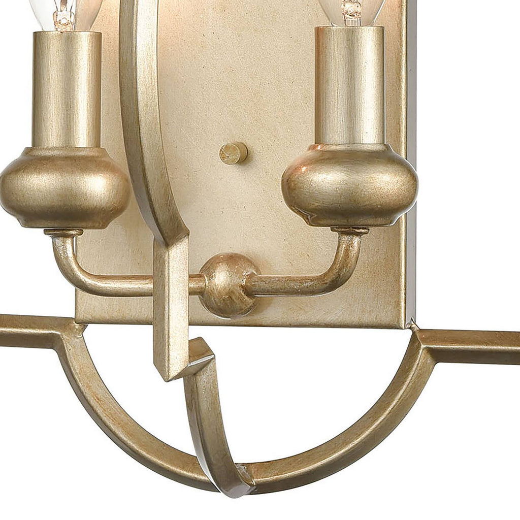Aged Silver 2-Light Sconce T95810